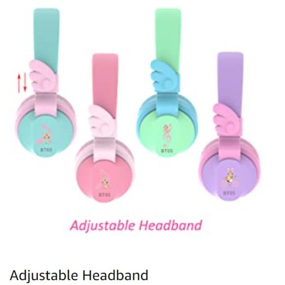 Kids Headphones - Wireless/Bluetooth - Volume Limit/Mic/Hand-free - TF Card - Picture 12 of 14
